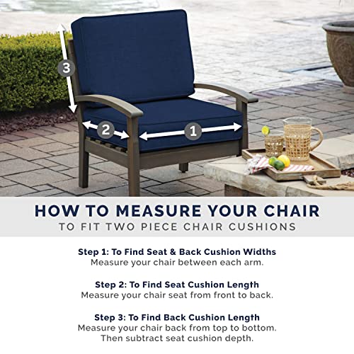 20 x 20 Rain-Proof Fade Resistant Peacock Blue Green Texture Outdoor Dining Chair Cushion Q530