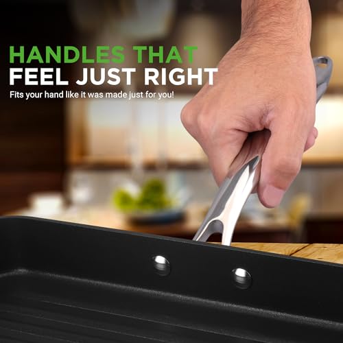 11" Square Non Stick Grill Pan O7199