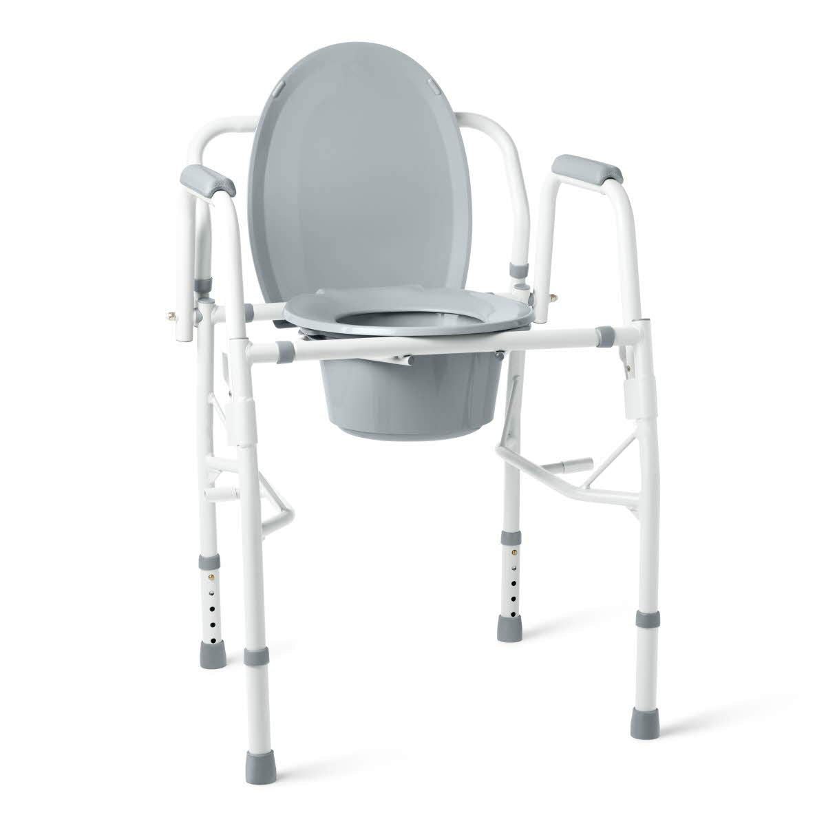Steel Drop-Arm Commode H109995