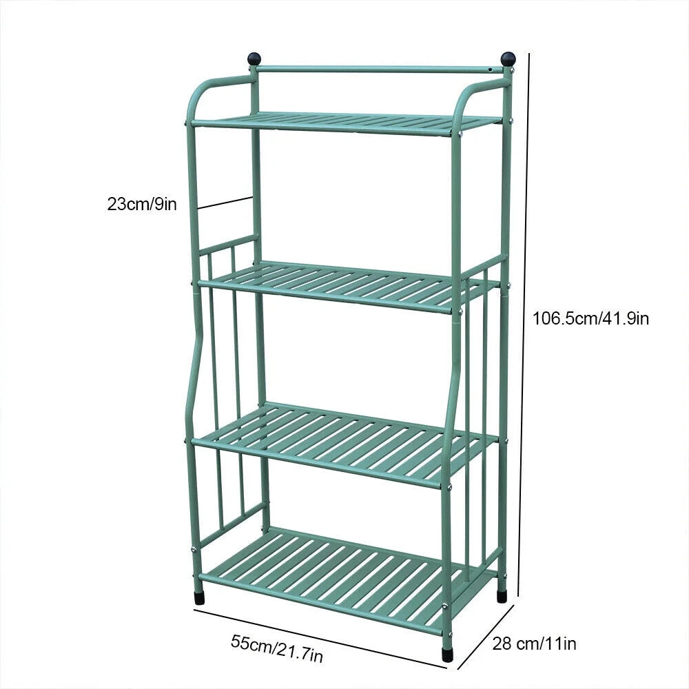 4 Tier Metal Kitchen Shelf Storage Organizer Rack Q161064