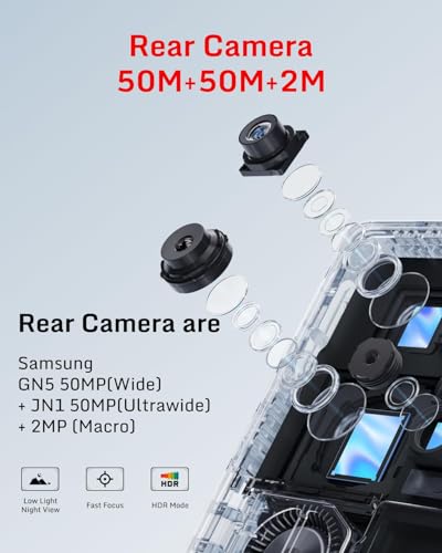 Transparent 5G Gaming Smartphone, 16+512GB, 7050mAh N5012