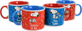 4 Piece 21oz Stoneware Mug Set L817212