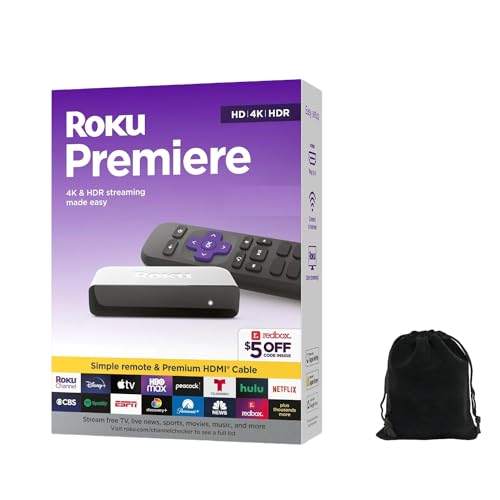 4K HDR Streaming Media Player with HDMI Cable and Remote A451