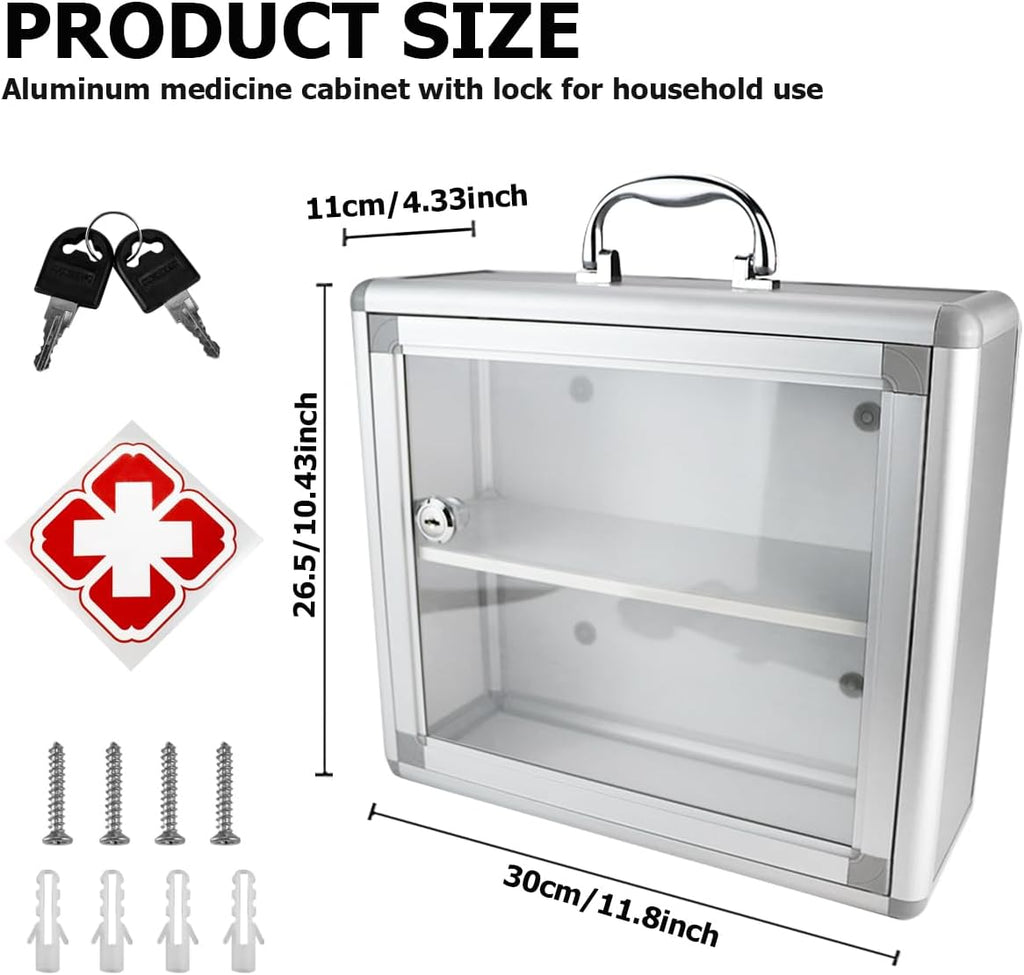 Lockable Storage Containers Set of 1 K44004