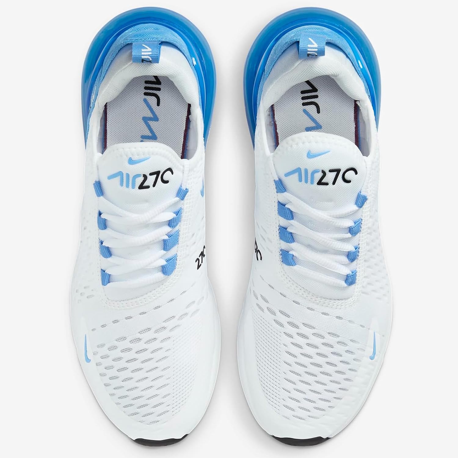 White Black University Blue Women's Shoes Size 12 M9049