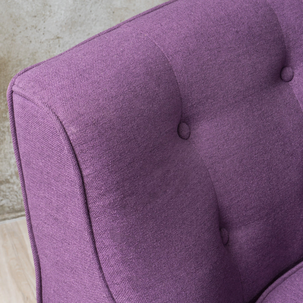Purple Fabric Arm Chair S44066