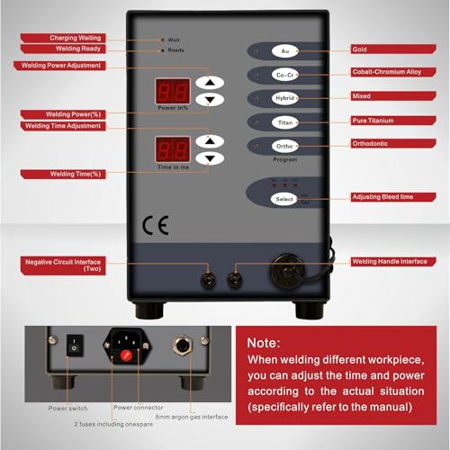 100A Pulse Arc Spot Welder Kit for Gold Silver Welding L785147