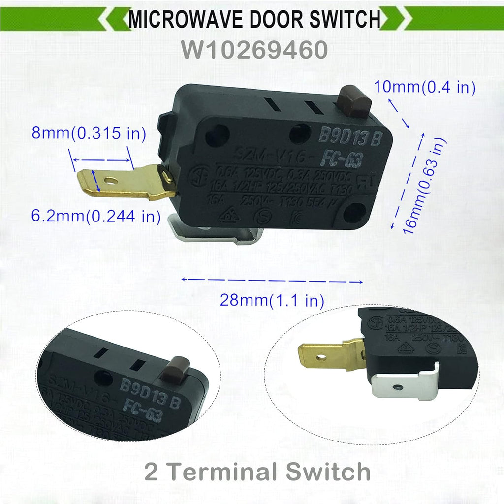 Microwave Door Switch Replacement I28145