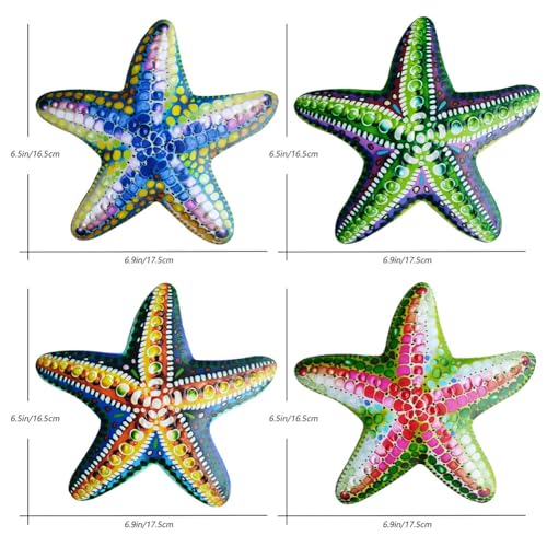 Peach Iron Starfish Wall Decor P32172
