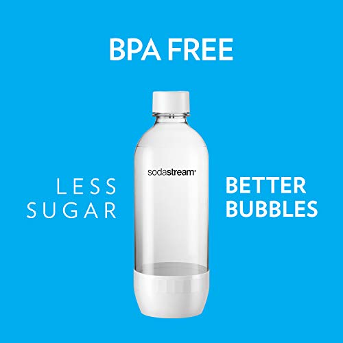 Black 1L Carbonating Bottle Twinpack Y135