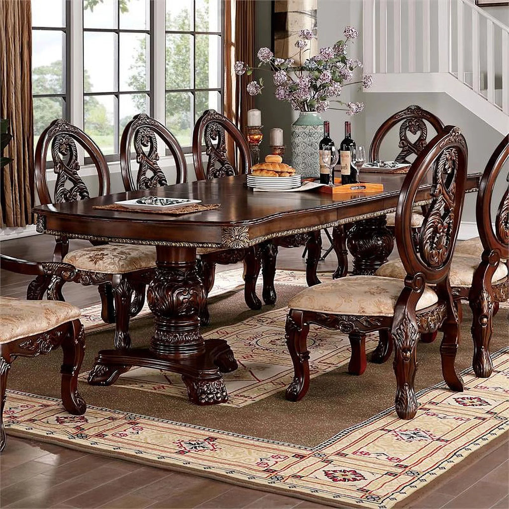 Cherry Wood Expandable Dining Table O930919