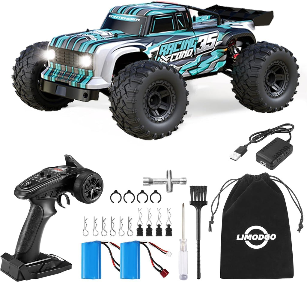 1:10 4WD High Speed RC Car 35MPH Green Q980