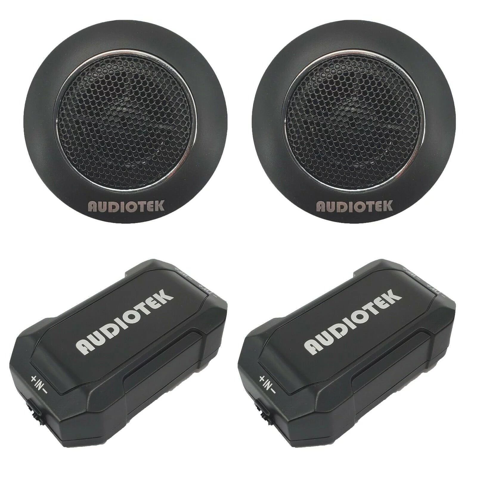 2 Pairs 6.5-Inch 2-Way Car Audio Component Speaker System S324