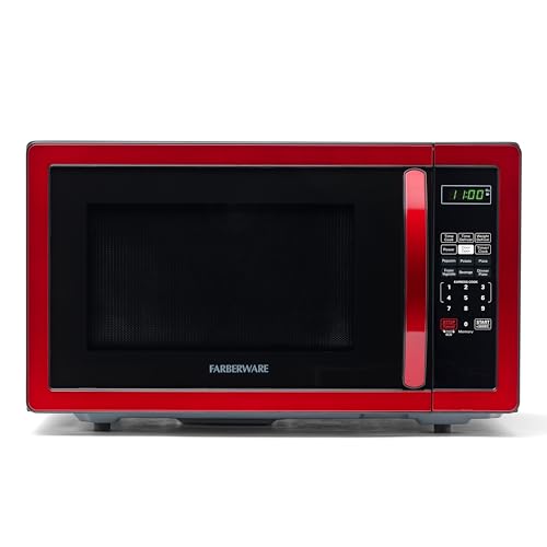 1000 Watts 1.1 cu ft Black Stainless Steel Microwave Oven N942304