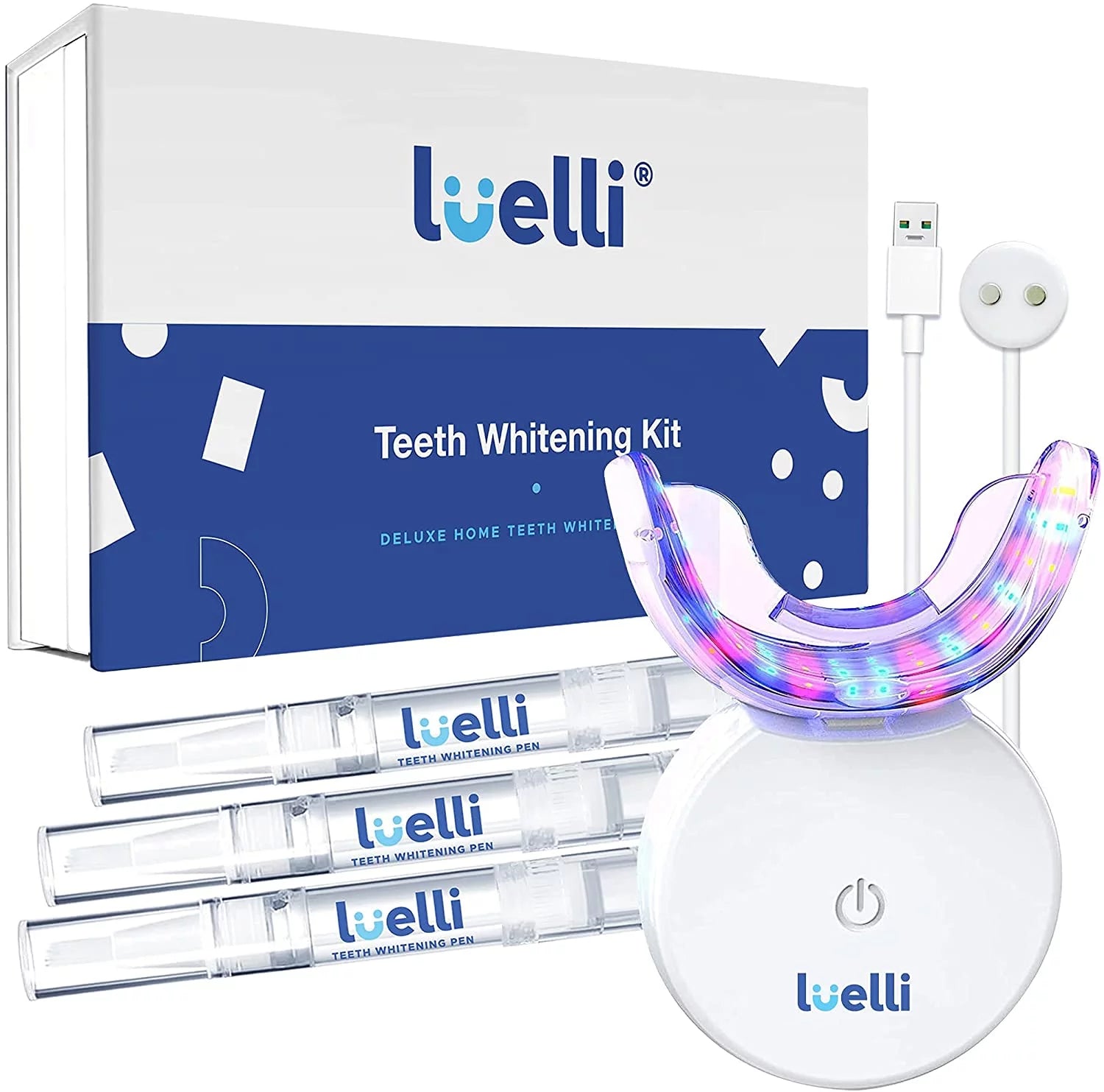 Teeth Whitening Kit with 32 LED Lights and Whitening Gel Pen X318452