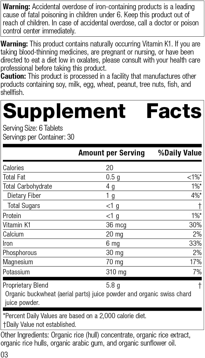 Plant-Based Organic Magnesium Tablets H7767