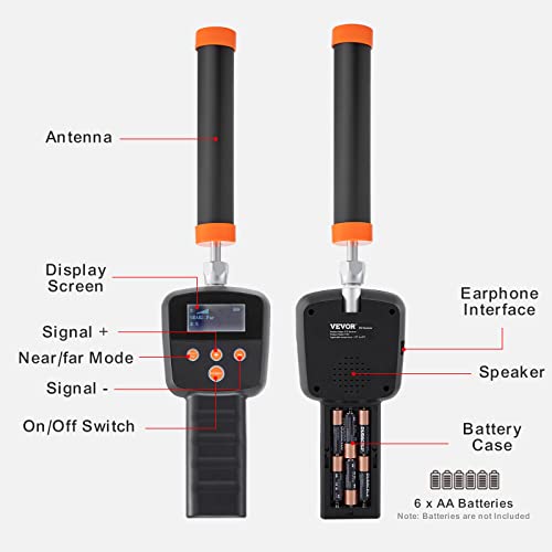 9" Pipeline Inspection Camera with 512Hz Locator, 165 ft, IP68, 12 Adjustable LEDs, 16 GB SD Card Y90385