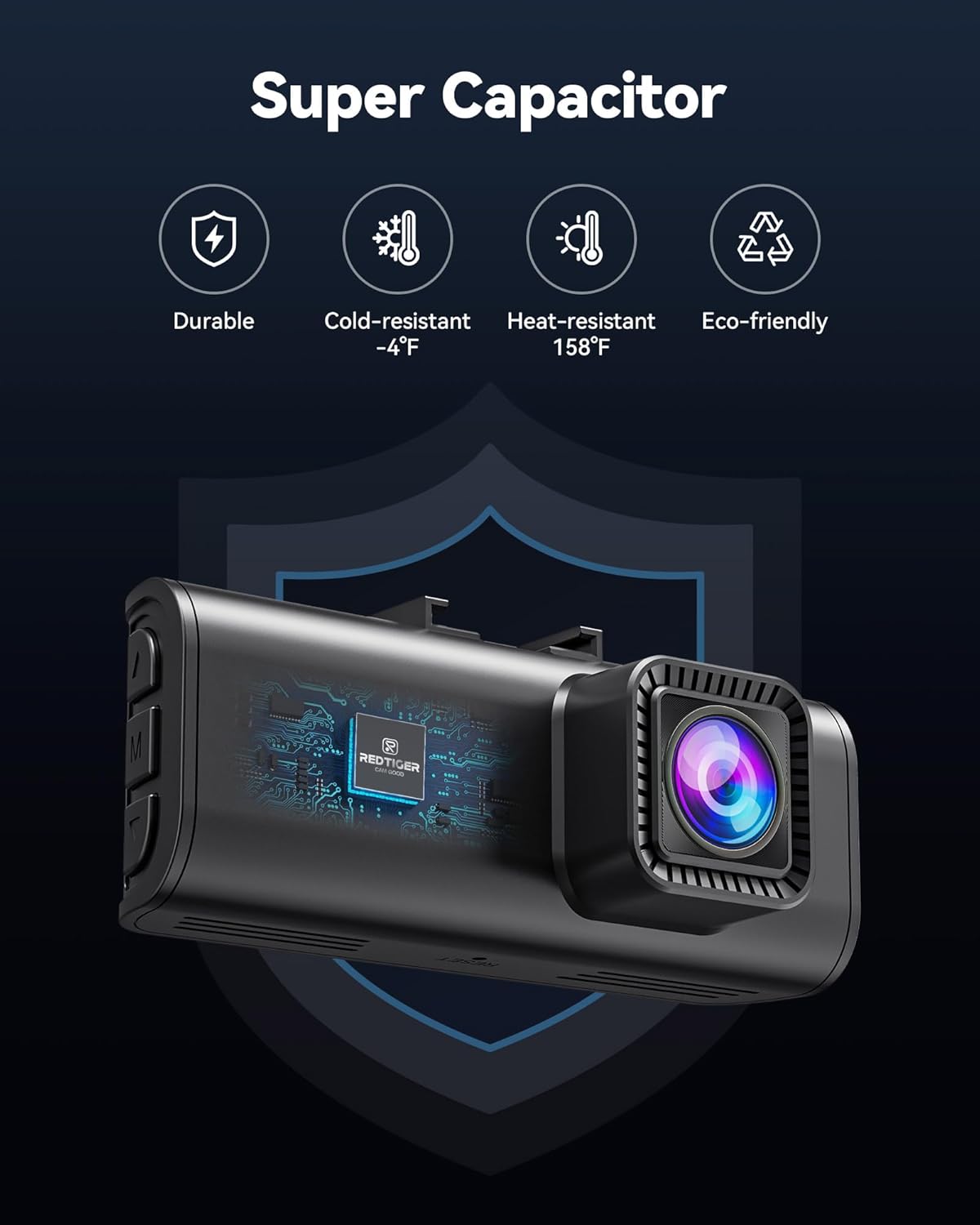 4K/2.5K Full HD Dash Cam with 32GB Card N30642
