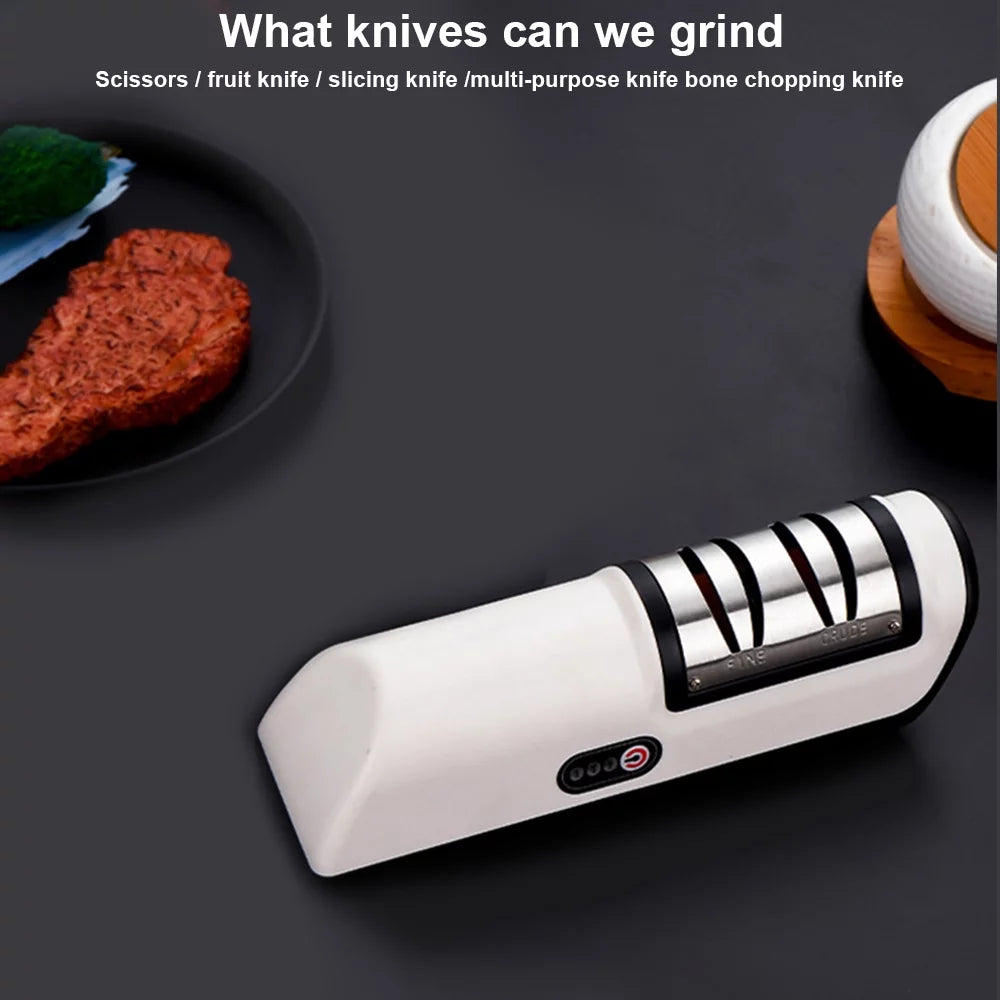Electric Knife Sharpener 3 Speed Sharpening System E740882