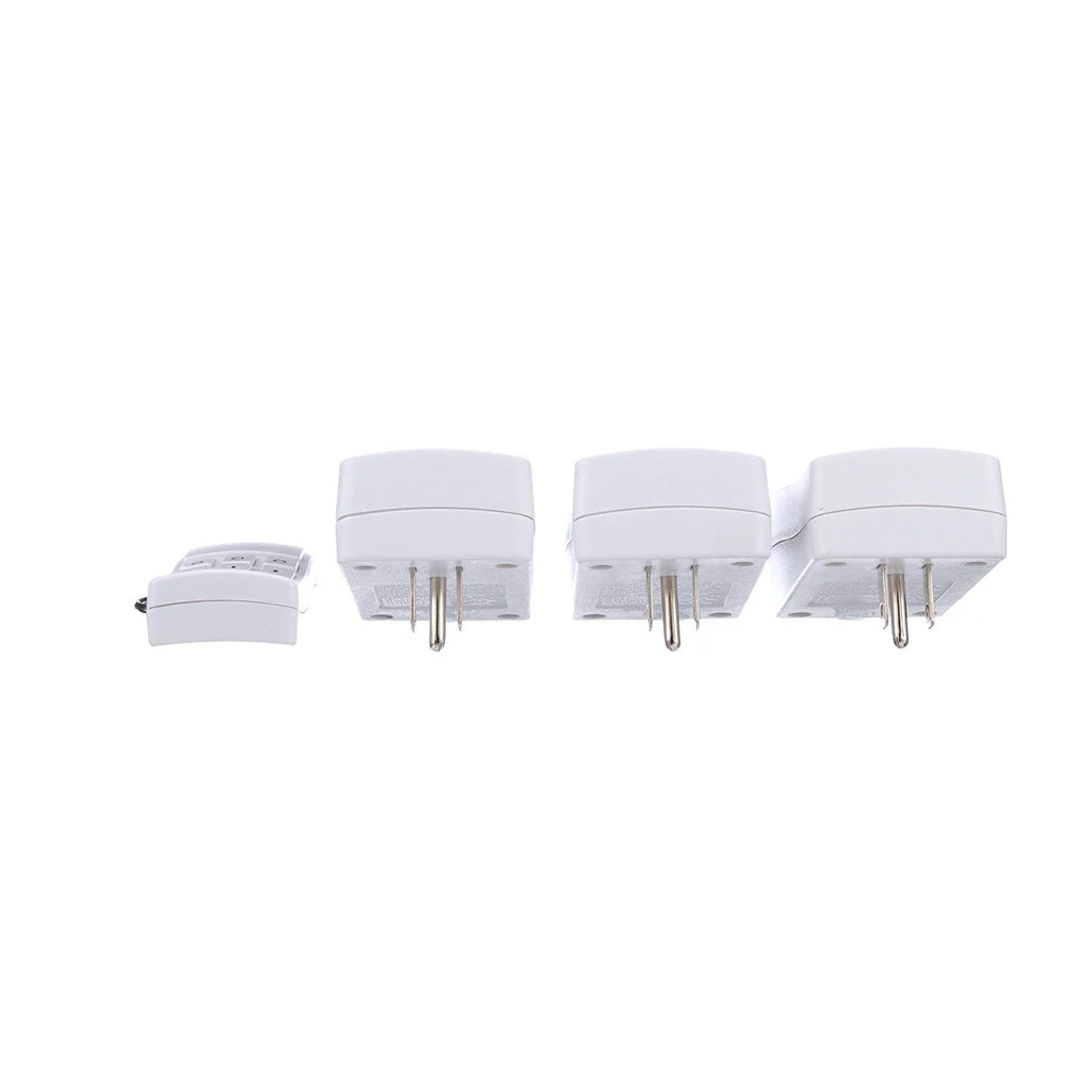 White 3-Pack Wireless Remote Control with 3 Outlets B44806