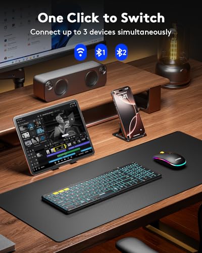 Foldable Bluetooth Keyboard and Mouse Combo B914