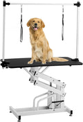 Hydraulic Dog Grooming Table, Heavy Duty, 43''/Black G43924