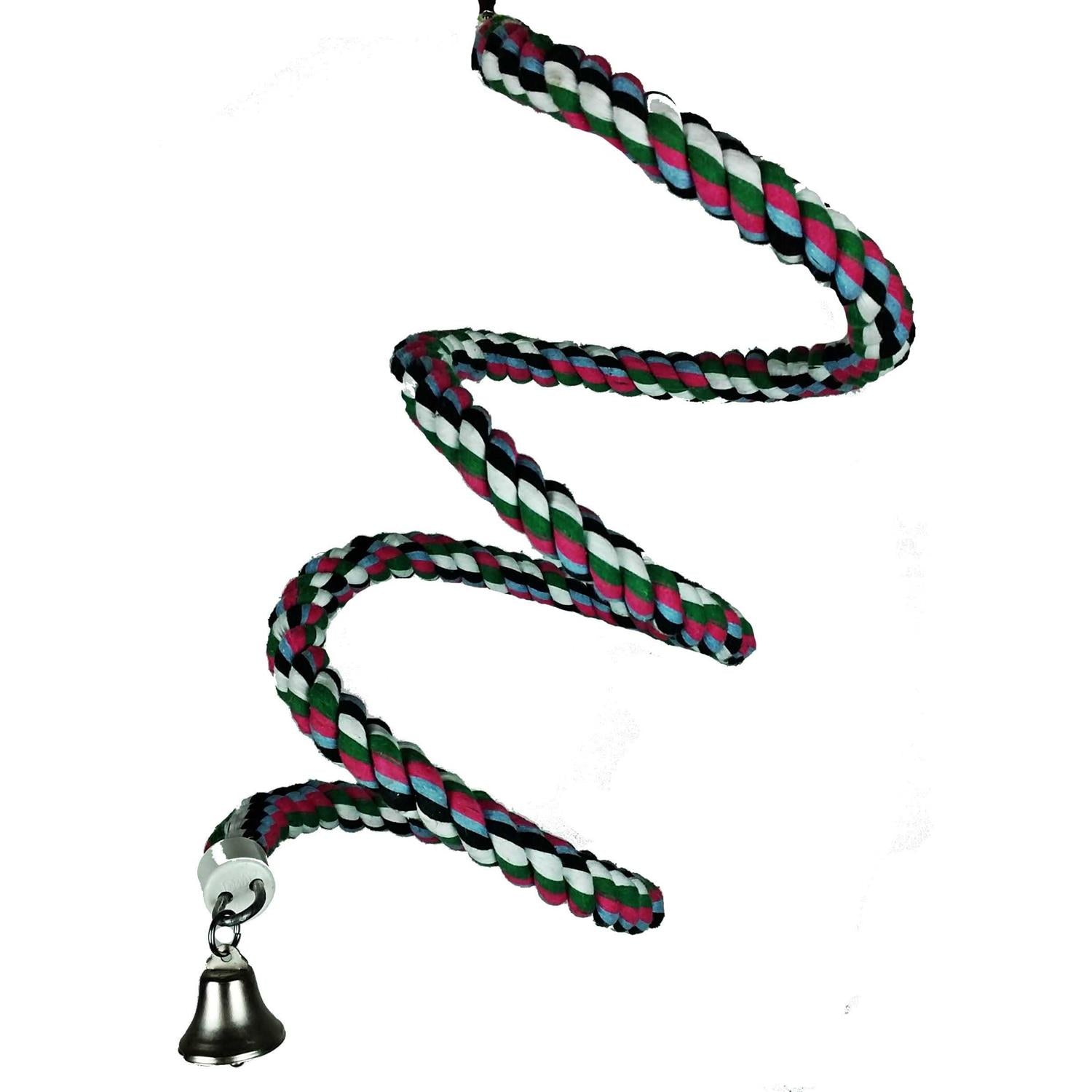 Rainbow Cotton Rope Bird Toy P549534