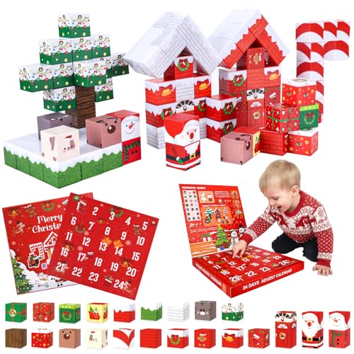 100PCS Magnetic Building Blocks Advent Calendar S236480