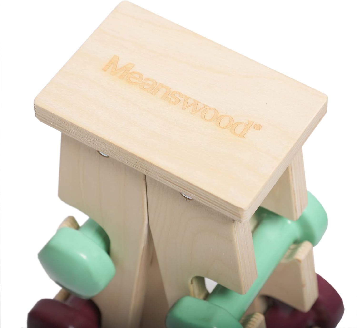 Wooden Dumbbell Rack for 6 Weights L36604