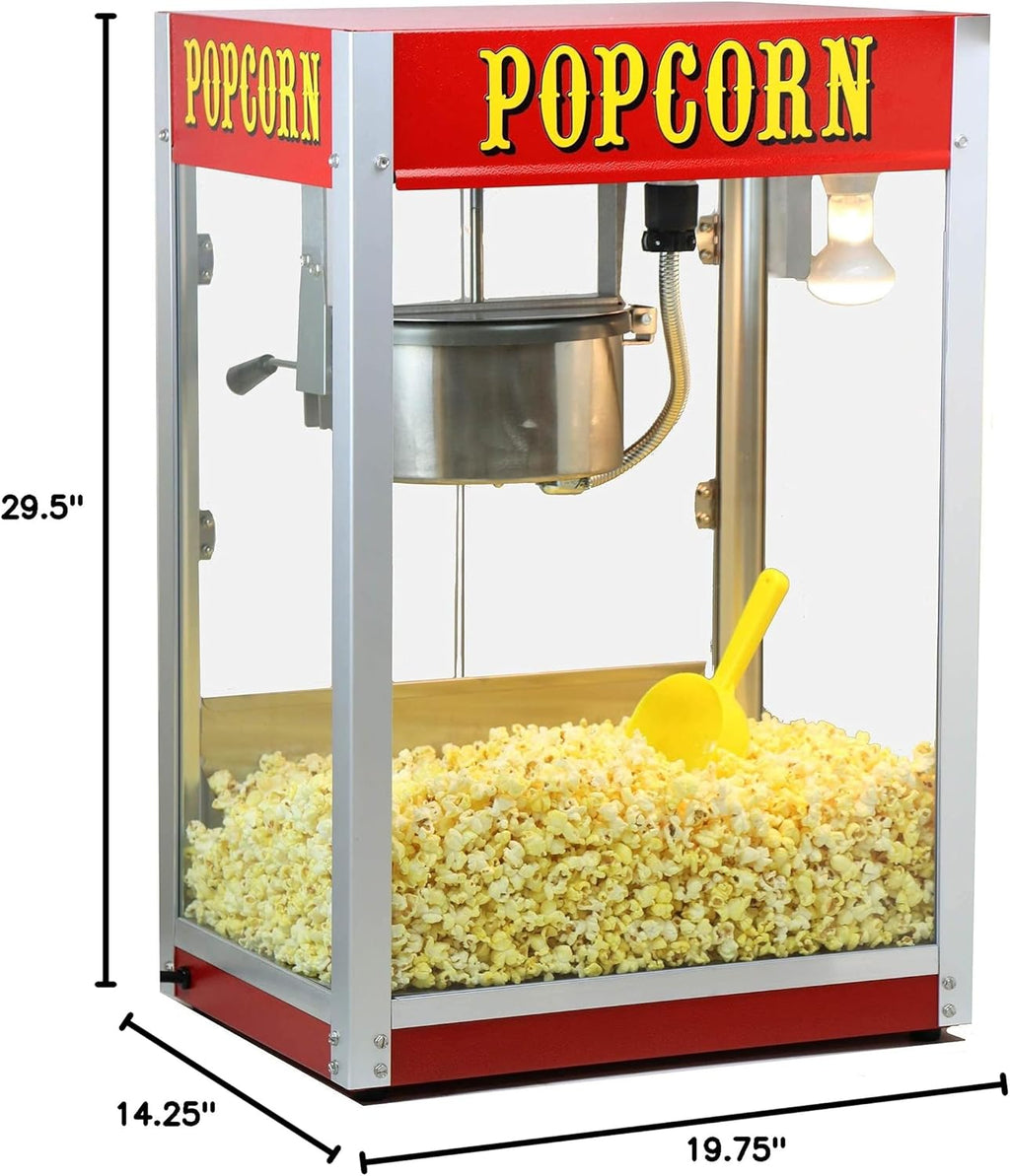 Red 8 Ounce Popcorn Machine L58036
