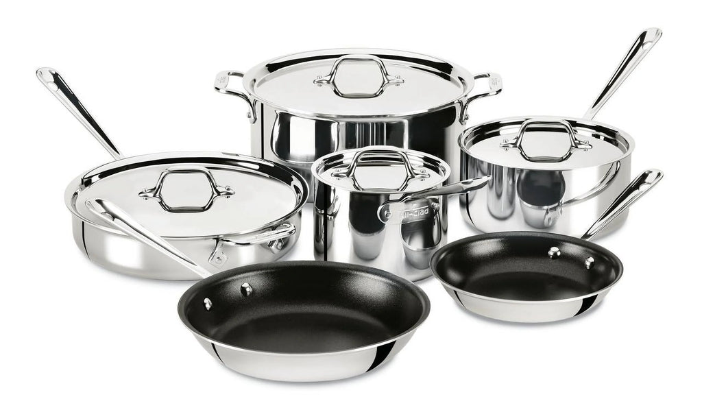 10 piece Nonstick Stainless Cookware Set Z483