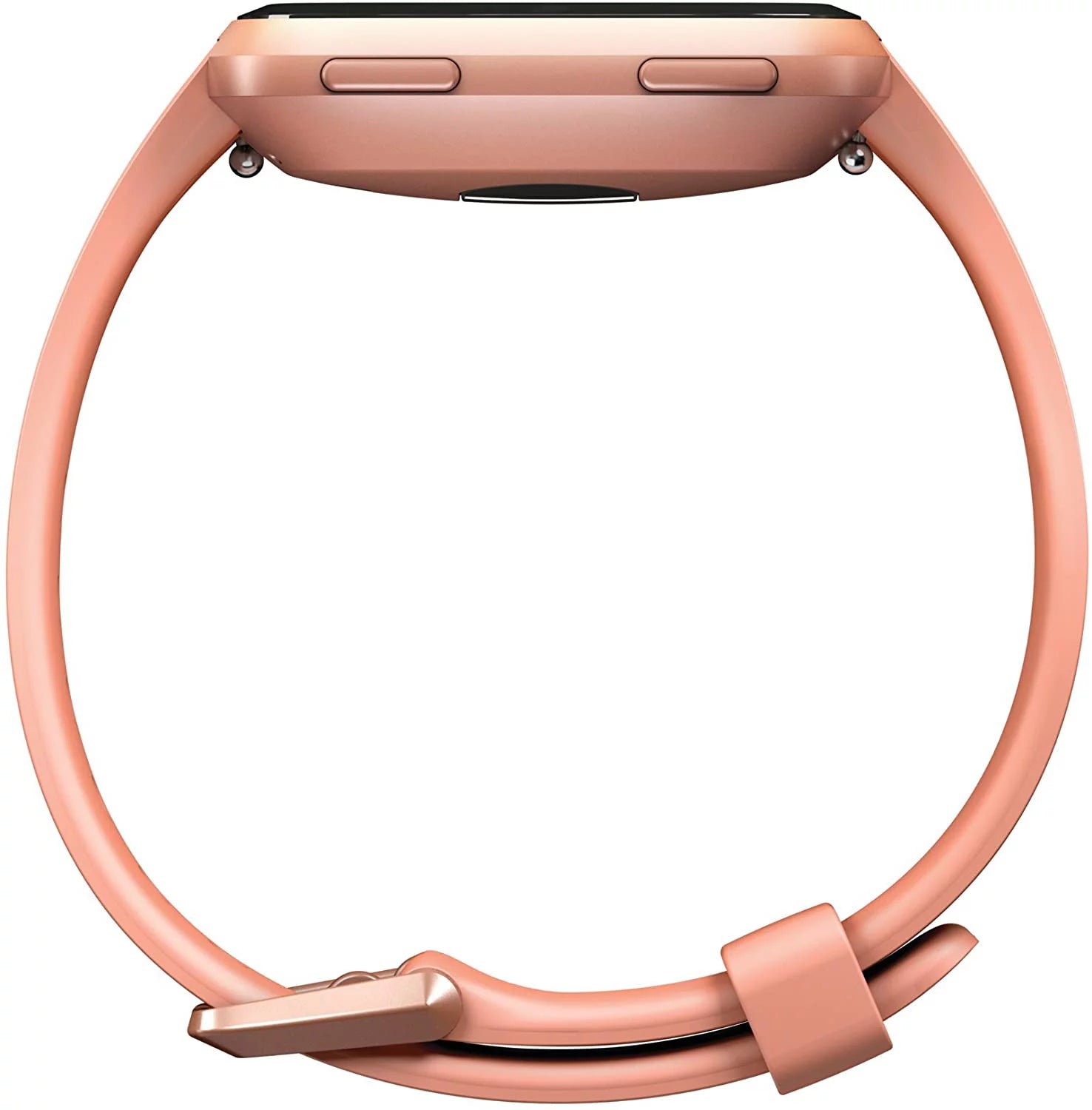 Used Peach Rose Gold Aluminium Smart Watch Q764