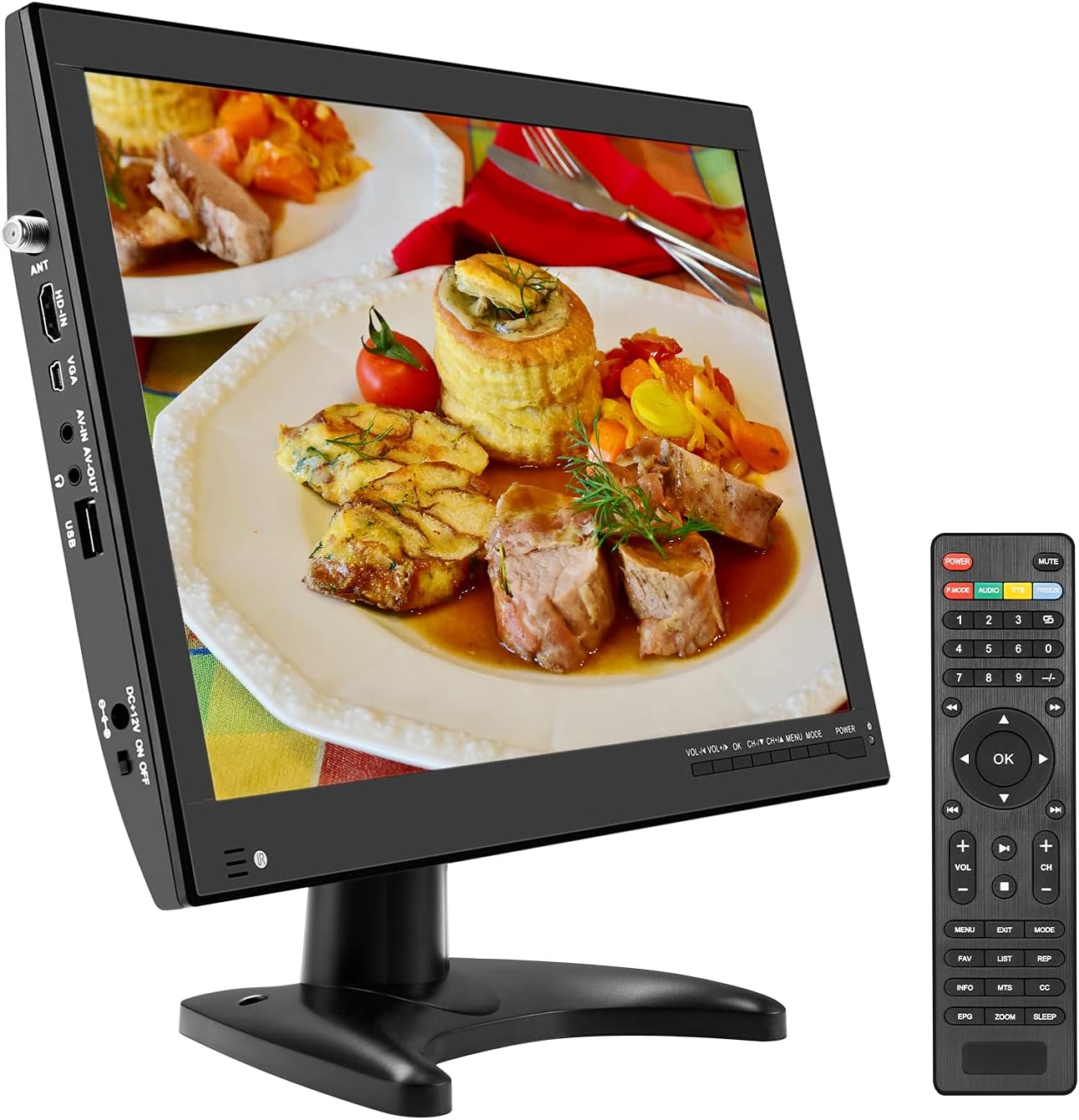 14inch Rechargeable Portable TV with Digital Tuner J672