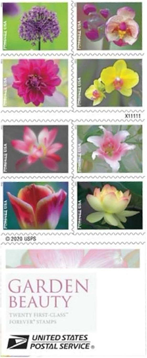 20 Self-Stick First Class Postage Stamps D839755