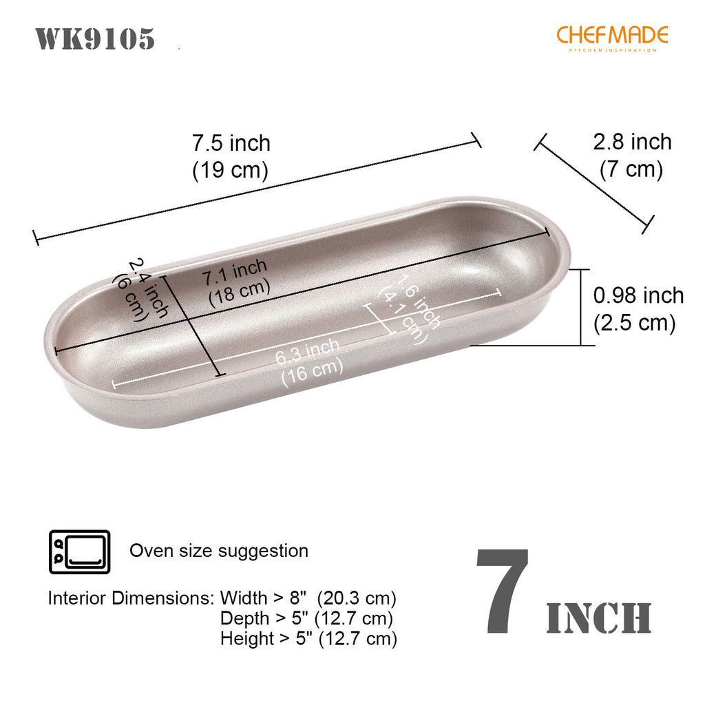 7-Inch Mini 4Pcs Non-Stick Loaf Pan Set S866155