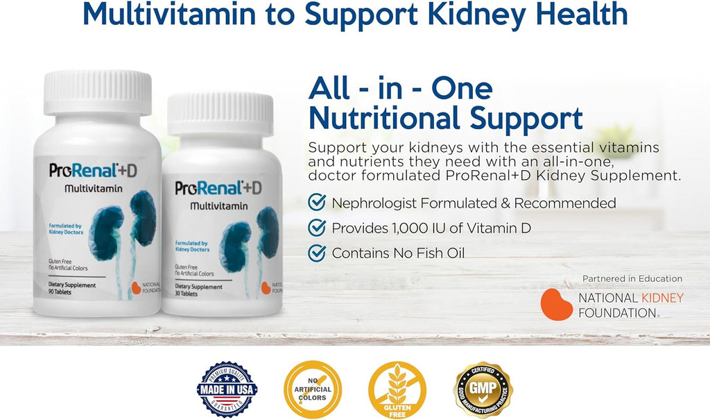 Kidney Multivitamins 90 Capsules F14684