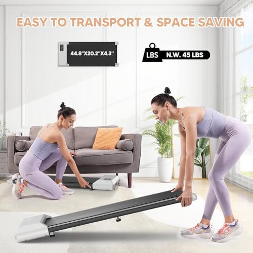 Walking Pad Treadmill with Remote Control and LED Display Q20512