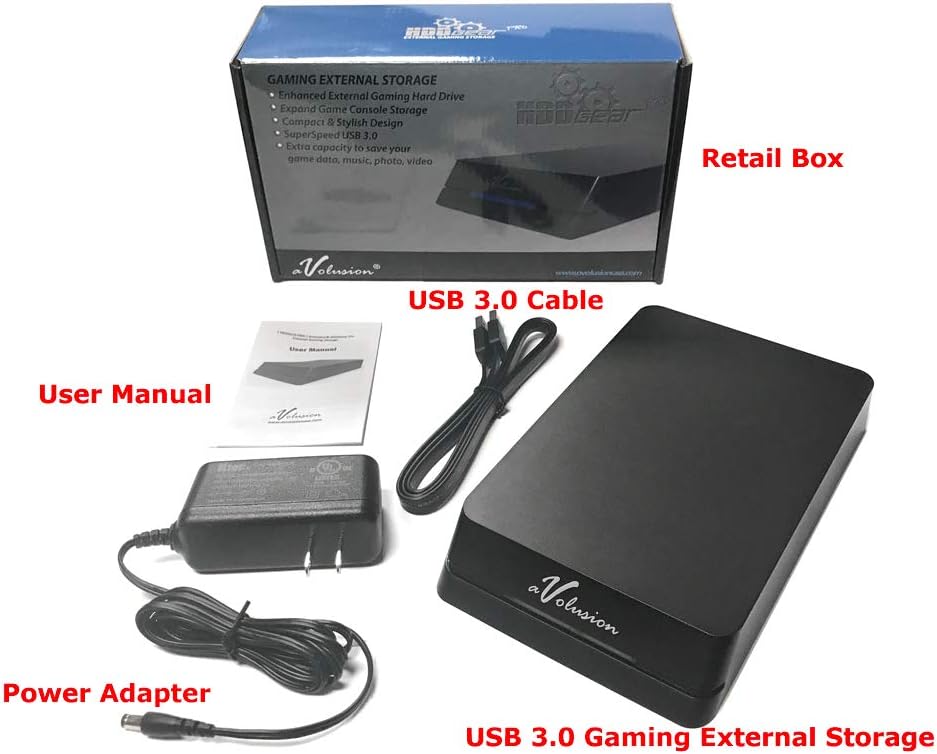 4TB 7200RPM 64MB Cache USB 3.0 External Hard Drive Pack of 2 J19074