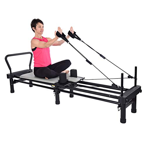 Pilates Reformer Workout Machine with Rebounder R4368