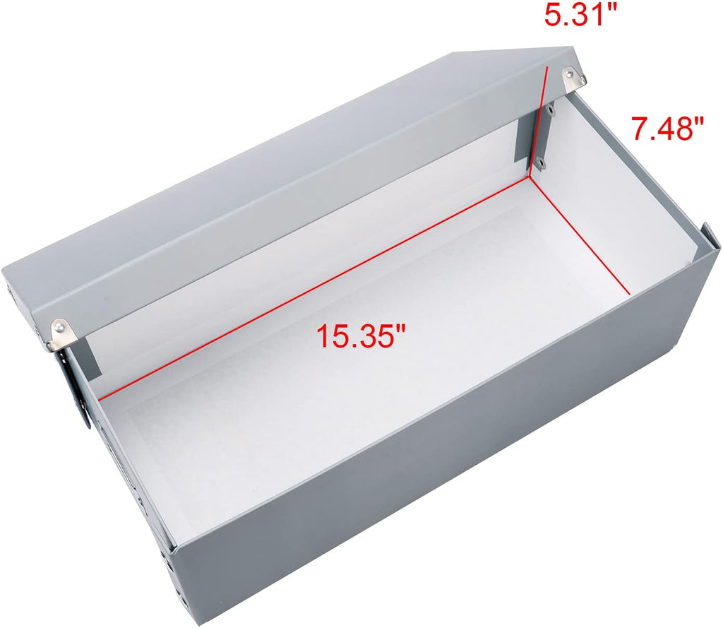 2 Pack Durable DVD Storage Box with Lids S910849