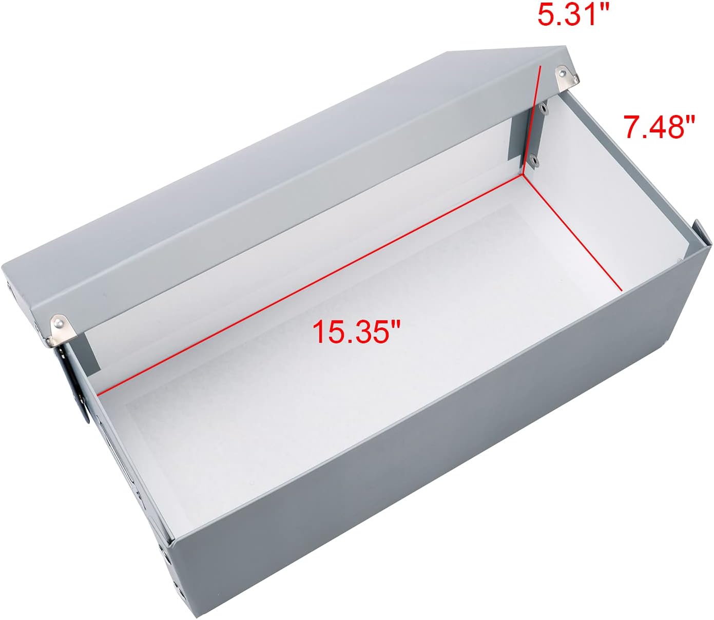 2 Pack Durable DVD Storage Box with Lids S910849