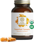 Organic Turmeric Curcumin Supplement 500 mg Capsules (60 Capsules) W888