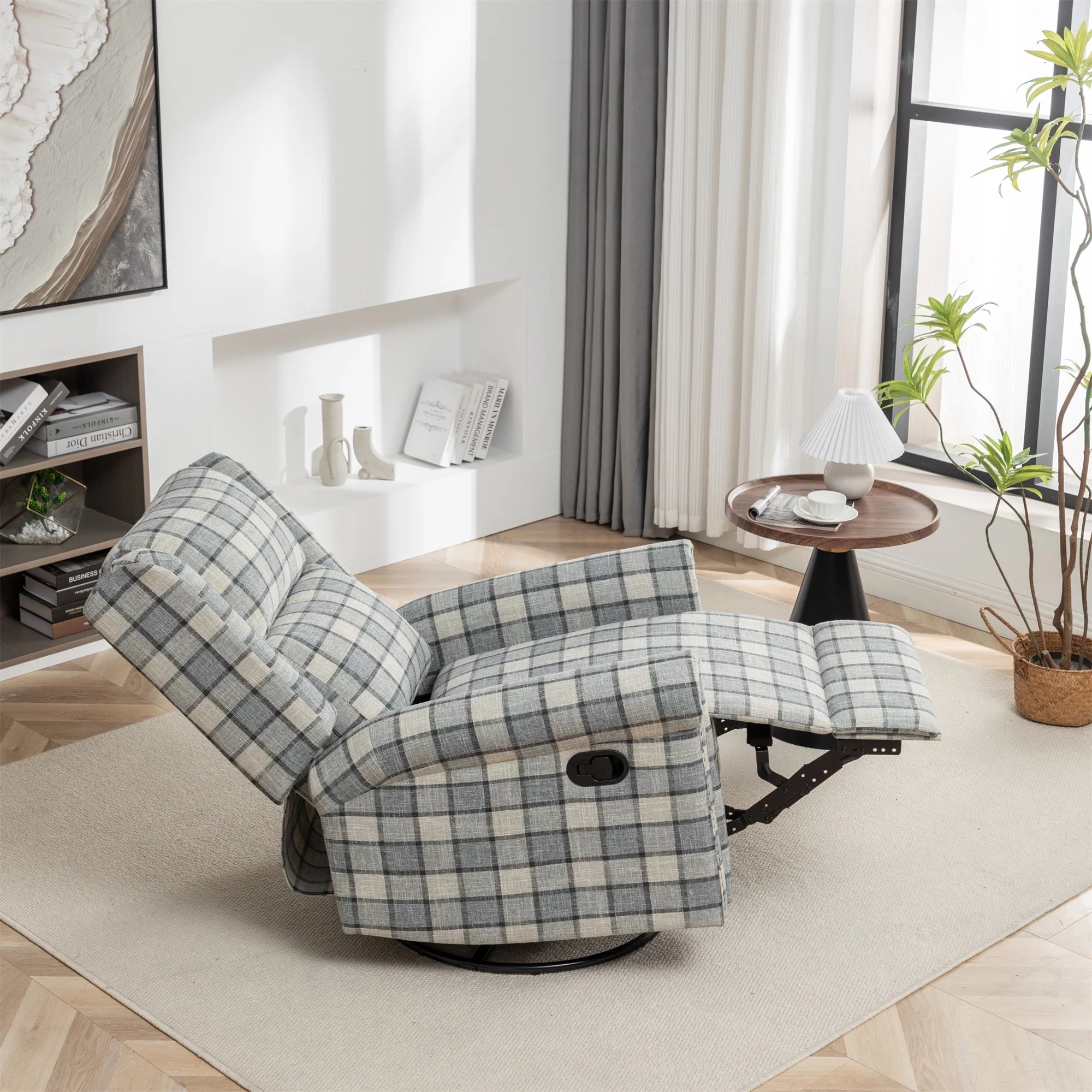 Green Swivel Rocker Recliner Chair D930