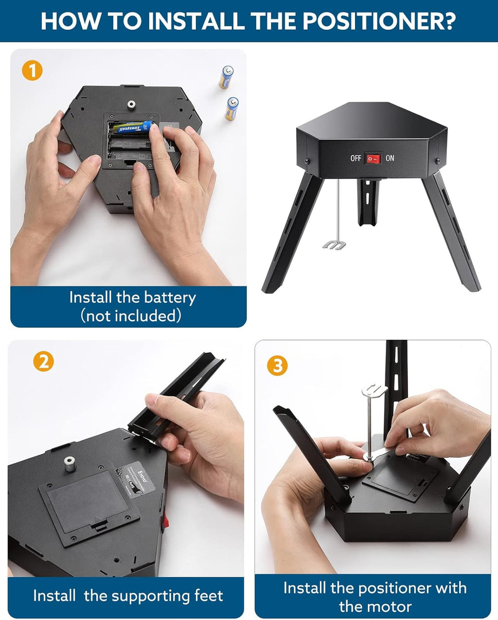Underwater Fishing Camera Positioner 360° Degree Rotation Tripod with Remote Control Metal Housing D798485