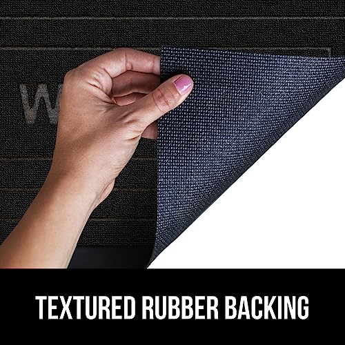 Gray Diamond 17x29 Natural Rubber Doormat O3380