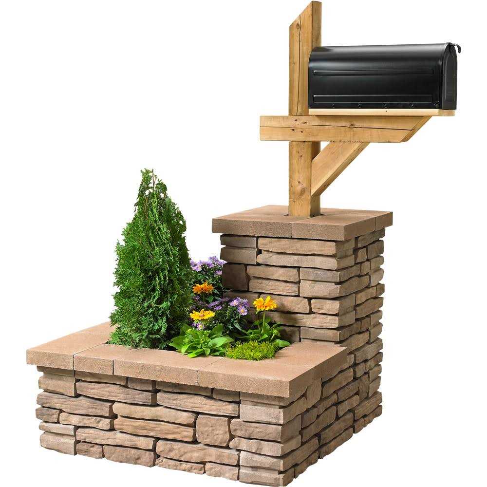 12-in L x 4-in H x 5.75-in D Concrete Retaining Wall Block G249544