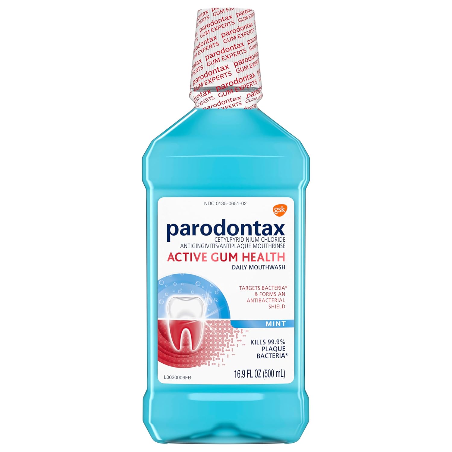 Mint Antiplaque Antigingivitis Mouthwash, 16.9 Fl Oz X131141