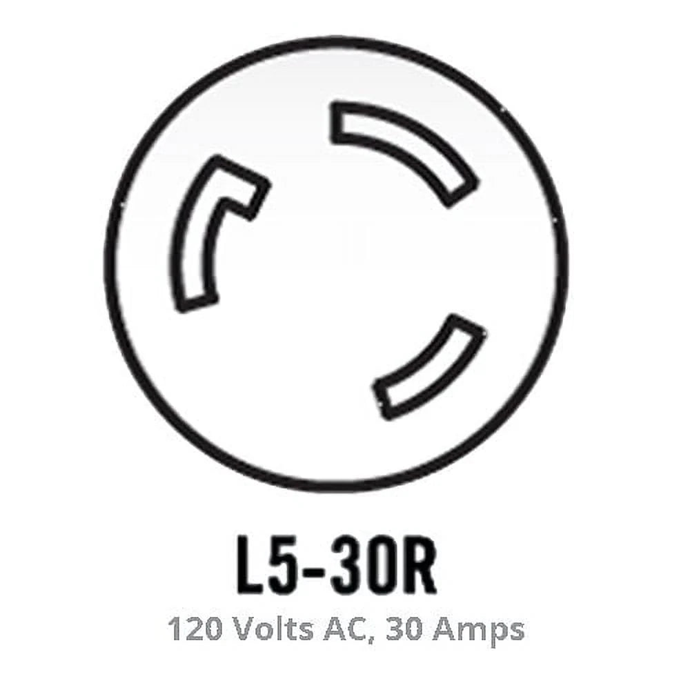 25-Foot 30-Amp 125-Volt Generator Extension Cord Q650914