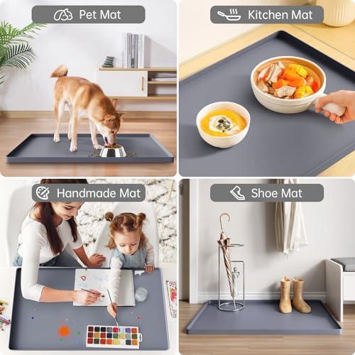 Waterproof Silicone Under Sink Mat 34" x 22" U352