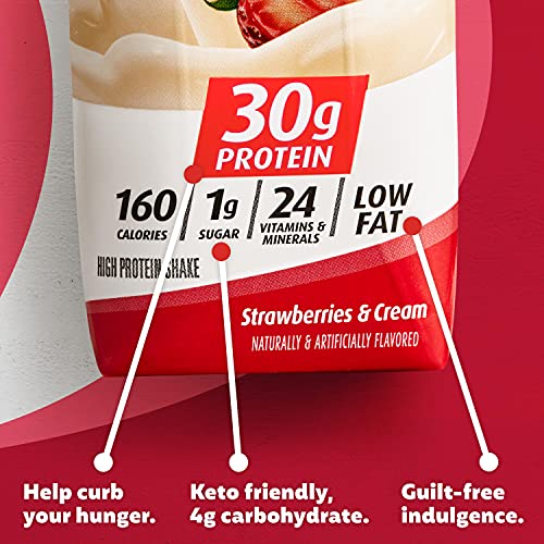 Strawberries & Cream High Protein Shake (15 X 11 Fl Ounce) R188